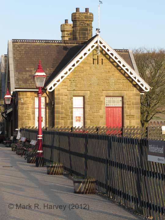 Ribblehead Station Booking Office: South-eastern elevation view