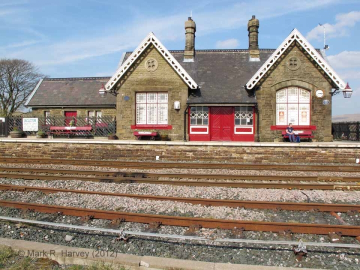 Ribblehead Station Booking Office: South-western elevation view