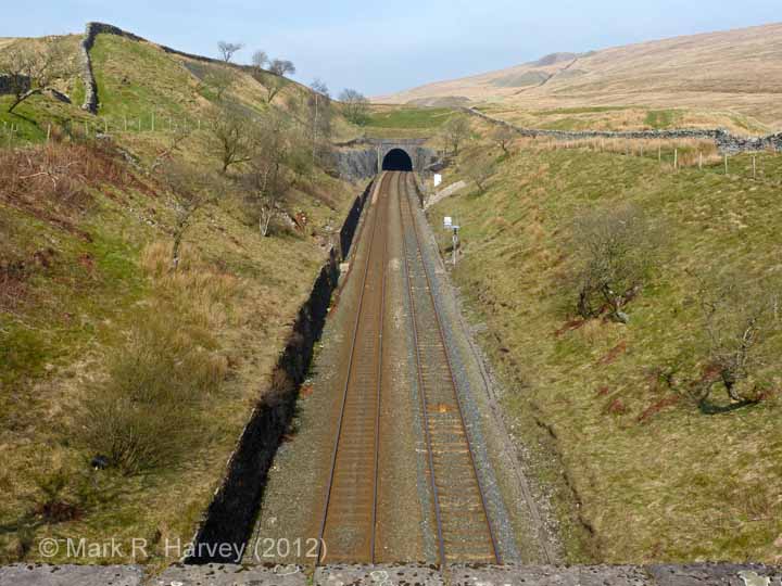 Blea Moor Tunnel South Portal: Context view from the south (1).