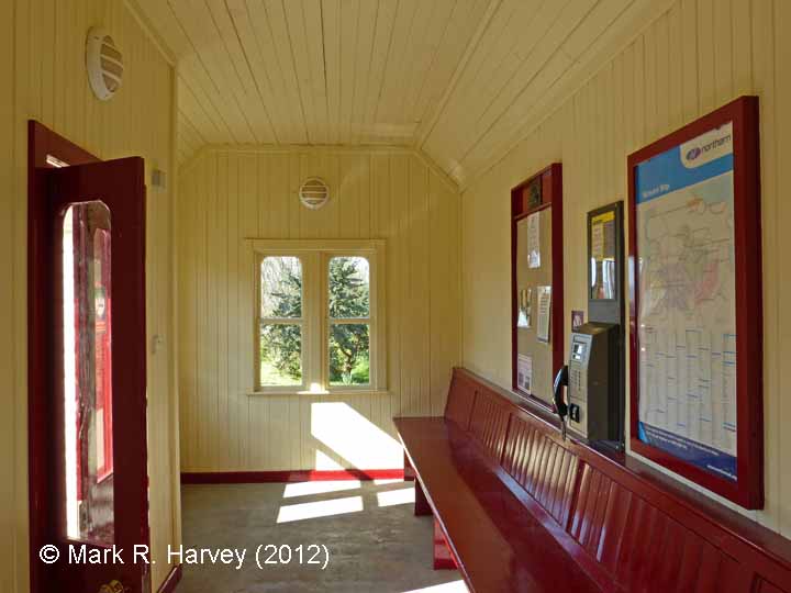 Langwathby Station Waiting Room (Up): Interior view