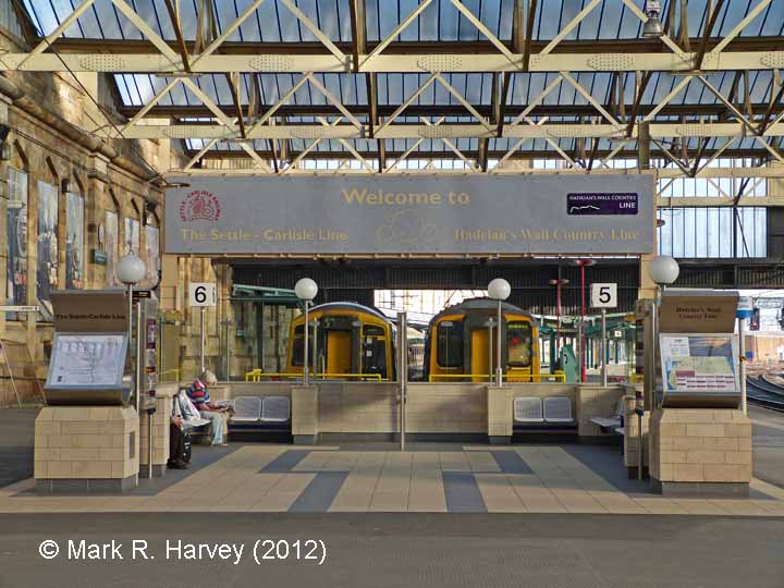Carlisle Citadel Station: The new waiting area for platforms 5 & 6