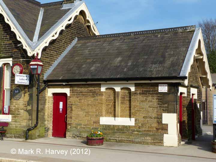 Settle Station Booking Office: Western elevation view (3)