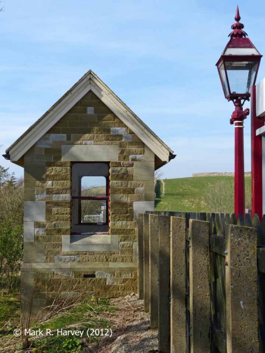 Kirkby Stephen Station Waiting Shelter: Southeast elevation view