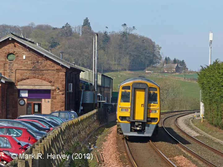 Lazonby & Kirkoswald Goods Shed: Context view from the south-east (2)