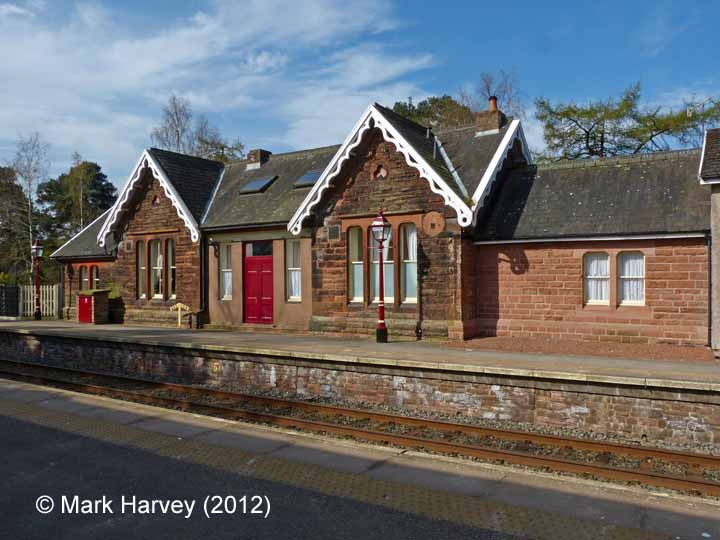 Armathwaite Station former Booking Office: East elevation view