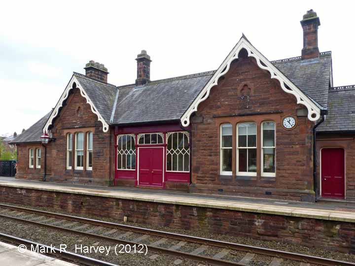 Lazonby & Kirkoswald Booking Office: North elevation view