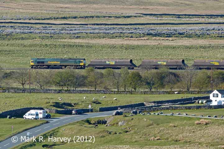 Ribblehead Railway Construction Camp: Site of Ashwell's Yard from the NNE (v1)