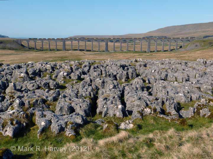 Ribblehead Viaduct: Elevation view from the north-east
