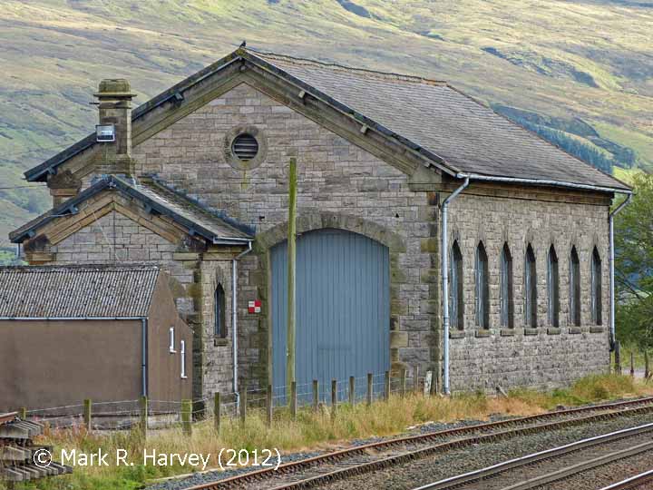 Kirkby Stephen Goods Shed: North-west elevation view
