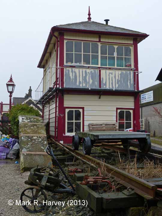Settle Station Signal Box (current position): South elevation