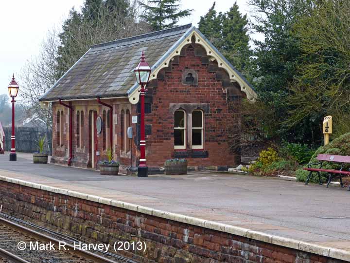 Appleby Station Waiting Room (Up): Context view from the south