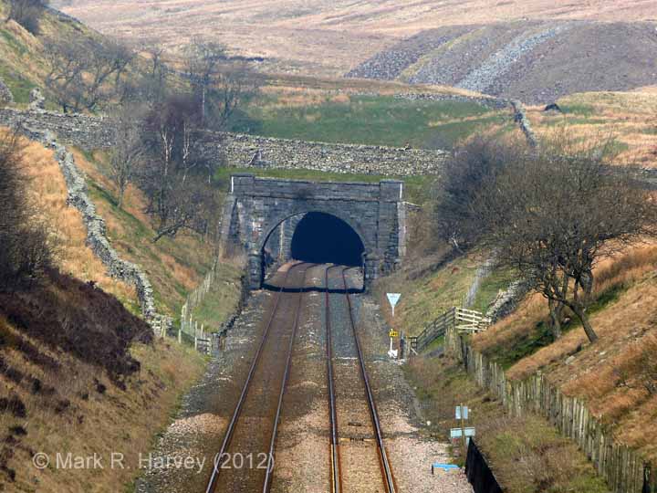 Spoil Tip for Blea Moor Tunnel, shaft A: Context view from the south