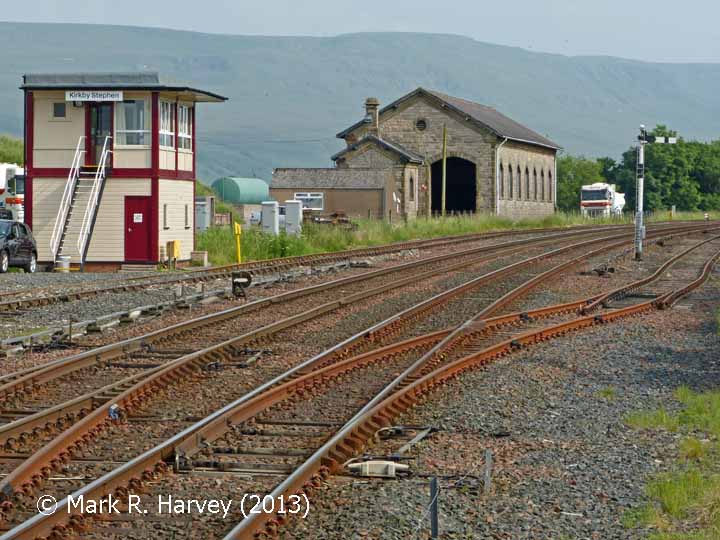 Southern approach to Kirkby Stephen Station viewed from the north-west (3)
