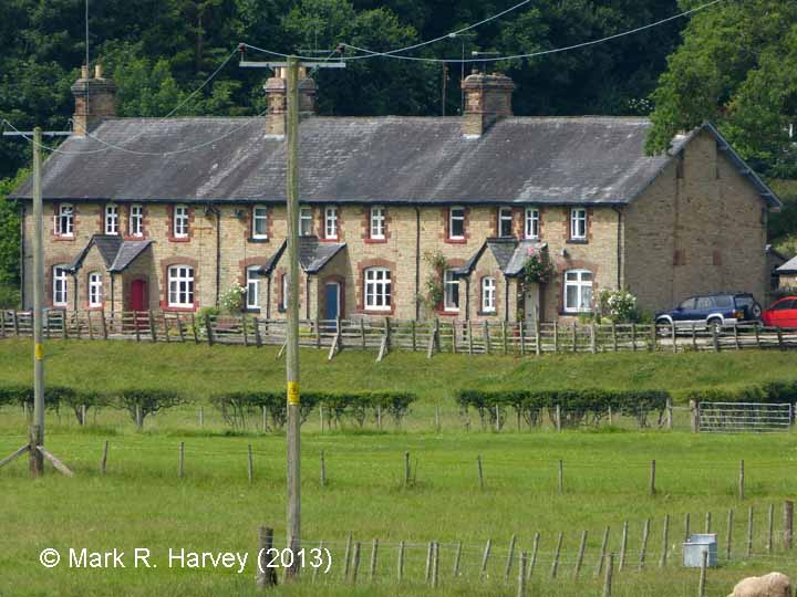 Long Marton Railway Cottages: South-east elevation view