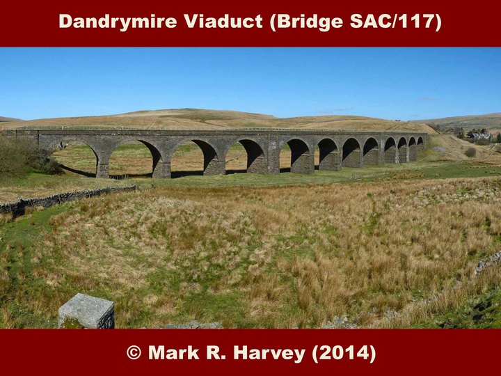 Dandrymire Viaduct (Bridge SAC/117): Elevation view from the southeast