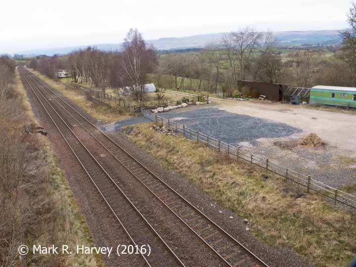 Crosby Garrett Station Yard: Context view from the south