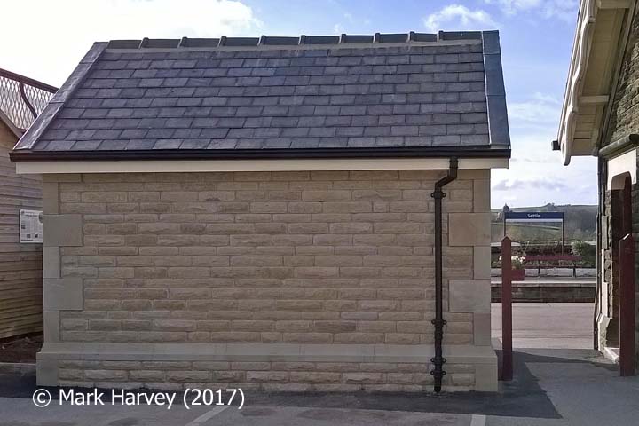 Settle Station Waiting Room (Up): East elevation view