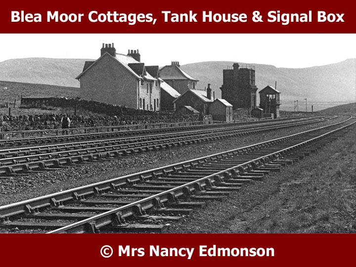 Blea Moor Signal Box and Railway Workers' Cottages: Context view from the north