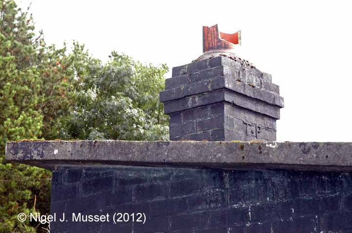 Platelayers' Hut at Kirkby-Thore: Chimney viewed from the east