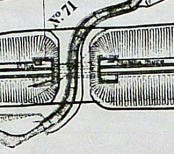 1911 Midland Railway land plan extract (from sheet 20) showing the location of Blea Moor Naptha Store.