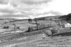 Stainforth Sidings, context from south with down 'Boniface' (42472 & 3 coaches).