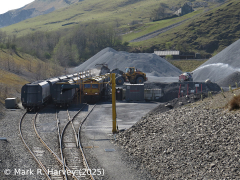 Helwith Bridge Quarries Rail-Link from the east.