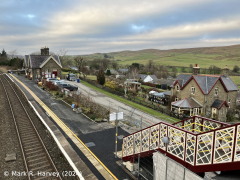 Horton-in-Ribblesdale Station, context views from the south (2).