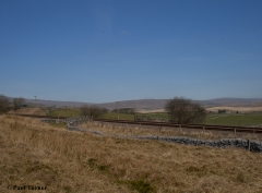 Level Crossing & Milepost 244.25: Context from south-west