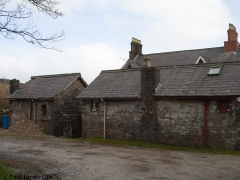 Selside Workers Cottages (South): View of outbuildings from north-04