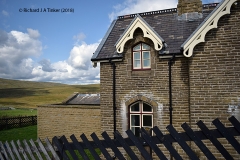 247280: Ribblehead - Station Master's House (detached): Detail view from the South West