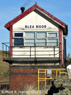 Blea Moor Signal Box, elevation view from the south.