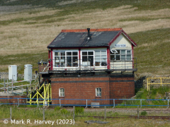 Blea Moor Signal Box, elevation view from the southwest.
