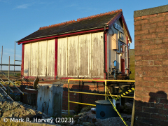 Blea Moor Signal Box, elevation view from the northeast.