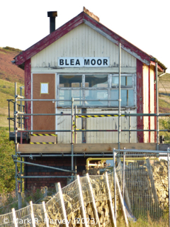 Blea Moor Signal Box, elevation view from the south.