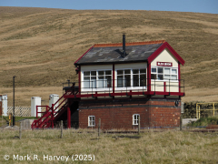 Blea Moor Signal Box, elevation view from the southwest.