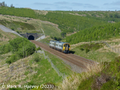 Rise Hill Tunnel South Portal, context view from the south-south-east.