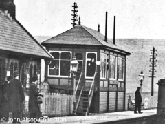Hawes Junction Signal Box, elevation view from the southwest.