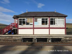 Garsdale Signal Box (B), elevation view from the southeast.
