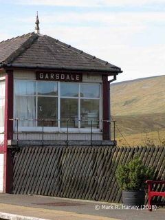 Garsdale Signal Box (C), elevation view from the east.