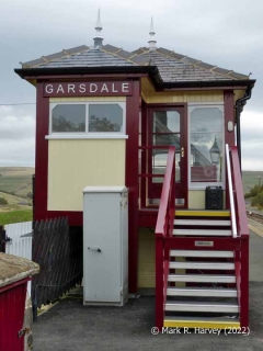 Garsdale Signal Box (A), elevation view from the west-southwest.