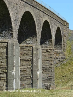 Dandrymire Viaduct (Bridge SAC/117), piers from the south east (3).