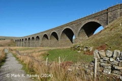 Dandrymire Viaduct (Bridge SAC/117), elevation view from the south west.
