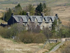 Moorcock Railway Cottages, elevation view from the south (2).