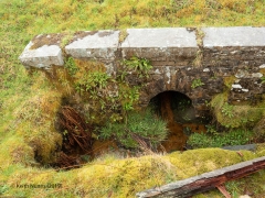 258670: Culvert (3' 0"" diameter): Detail view from the west