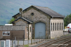 266410: Kirkby Stephen Station - Goods Shed: Elevation view from the North