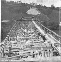 Smardale Viaduct under construction, August 1872 (C).