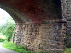 270340: Bridge SAC/207 - Gallansey Lane (PROW - minor road): Detail view from the North