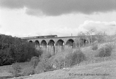 Bridge SAC/214 - Griseburn Viaduct context view from south west