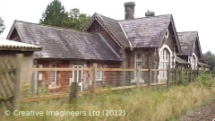 Ormside Station, Main Building & Booking Office: Cab-view video still, cropped (1)