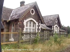 Ormside Station, Main Building & Booking Office: Cab-view video still, cropped (2)